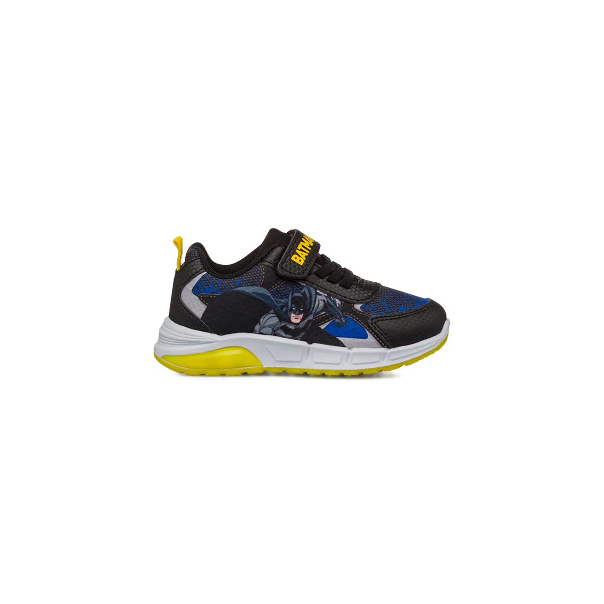 Sneakers nere da Bambino con luci e dettagli gialli Batman - Image 2