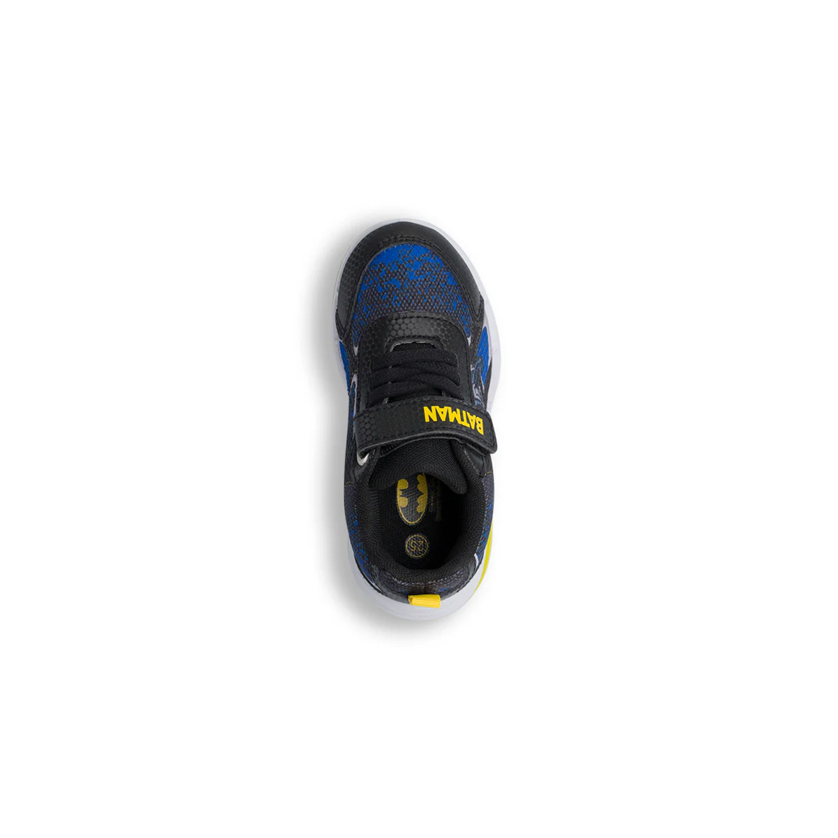 Sneakers nere da Bambino con luci e dettagli gialli Batman - Image 3