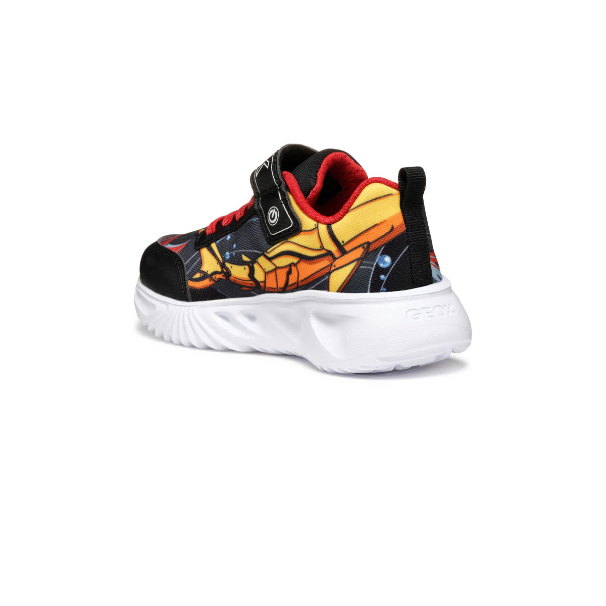 Sneakers nere da Bambino con luci nella suola e strappo Geox - Image 3