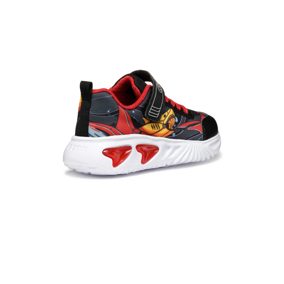 Sneakers nere da Bambino con luci nella suola e strappo Geox - Image 4