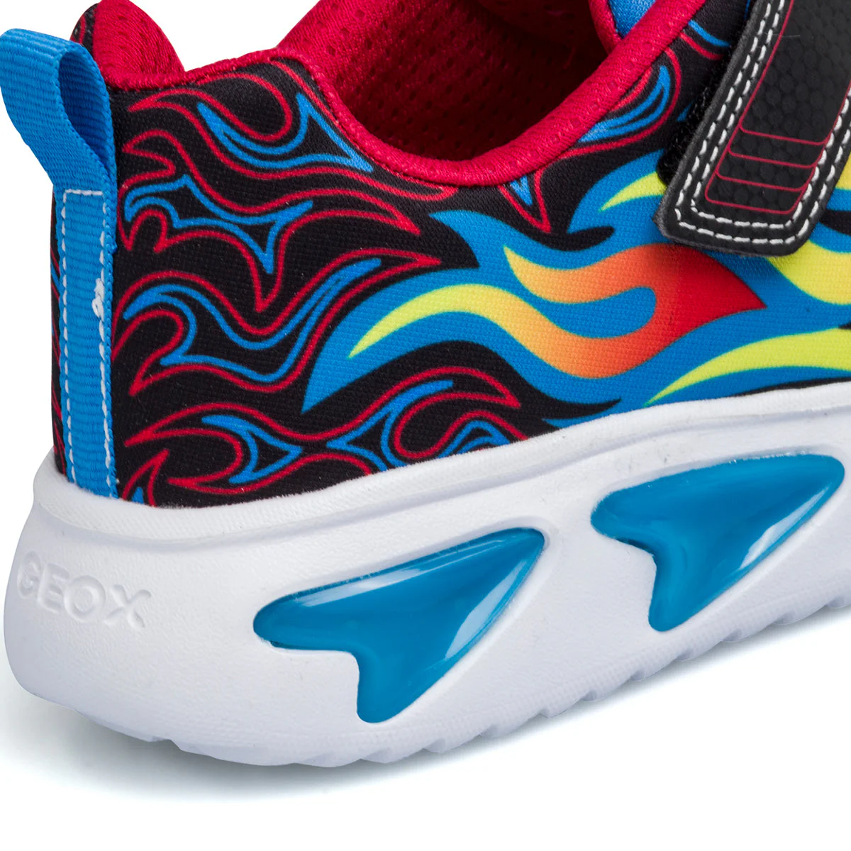 Sneakers nere da bambino con luci nella suola Geox Assister - Image 6