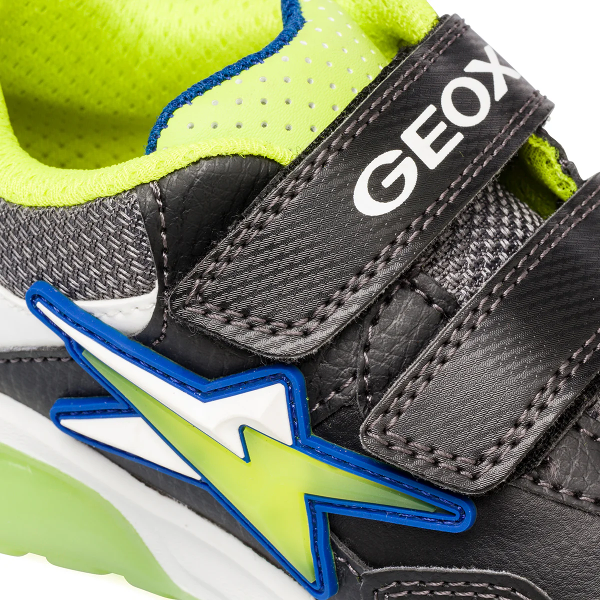 Sneakers nere da bambino con luci nella suola Geox Spaziale - Image 5