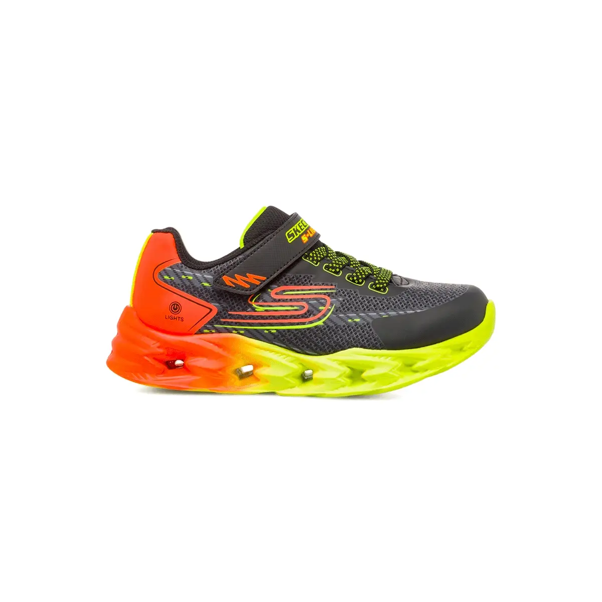 Sneakers nere da bambino con luci nella suola Skechers Vortex 2.0
