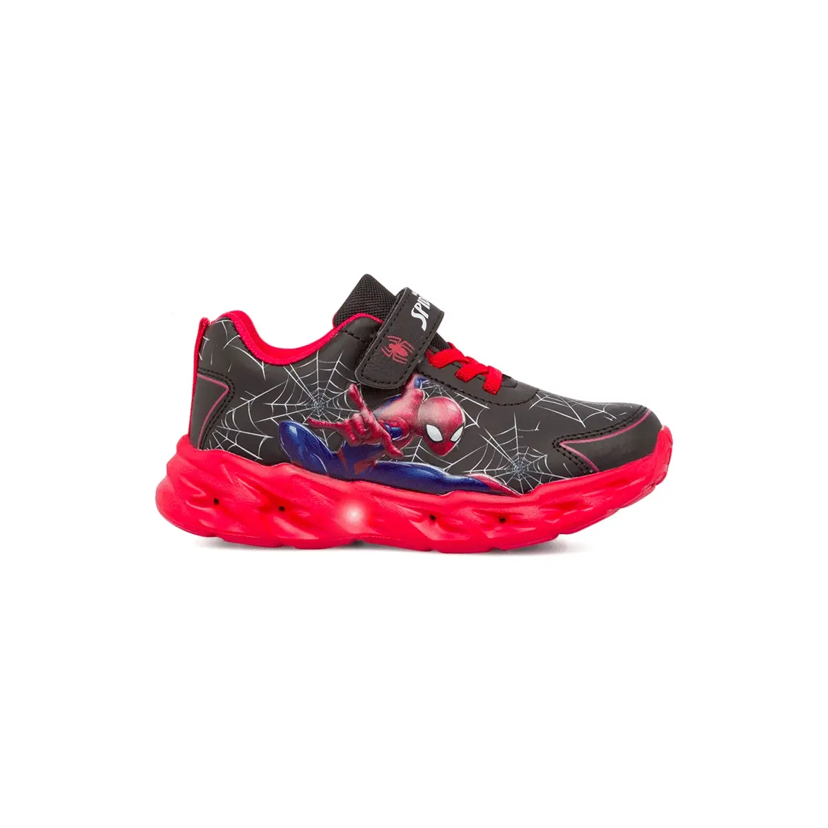 Sneakers nere da bambino con luci Spiderman