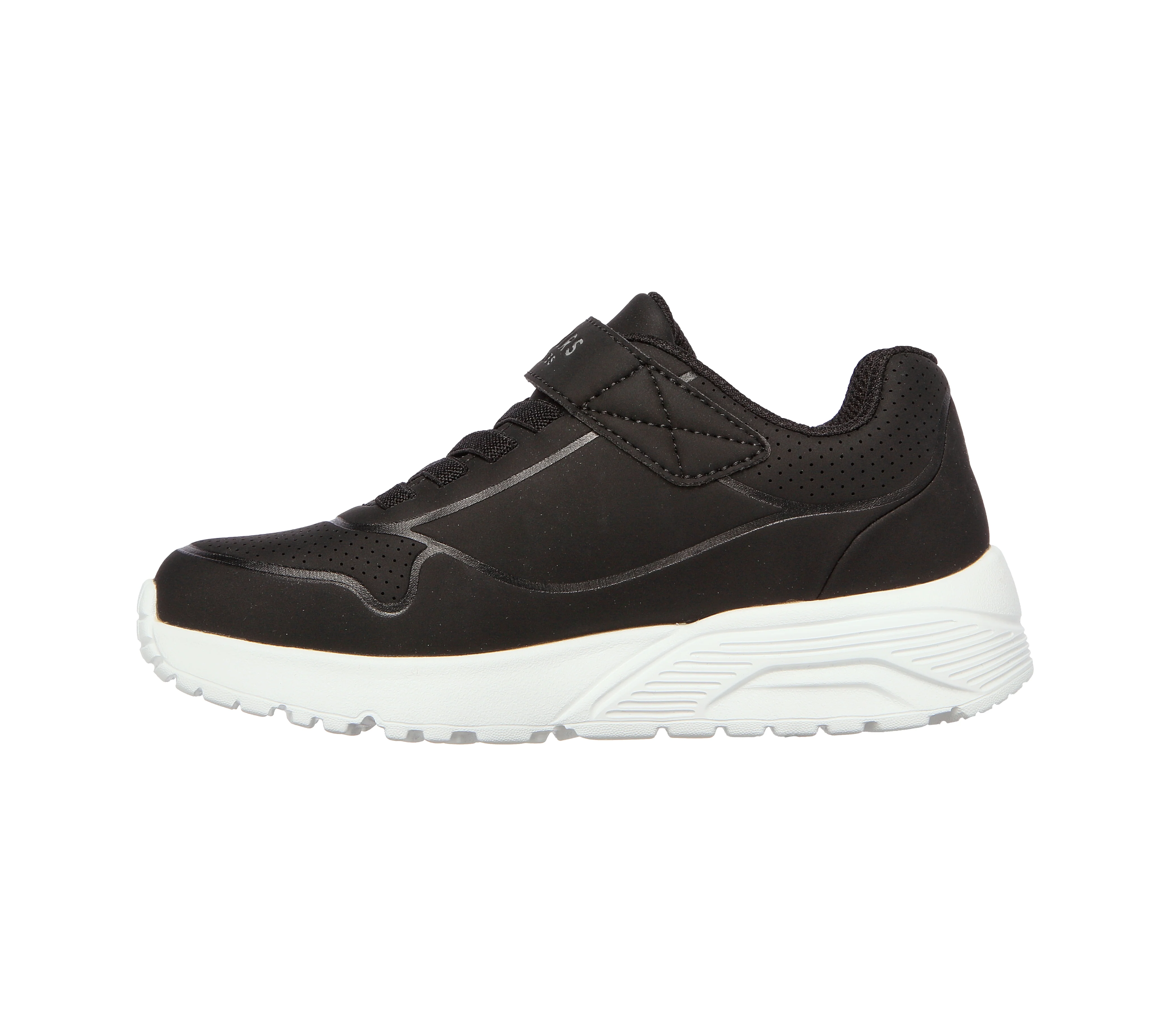 Sneakers nere da bambino con velcro e lacci Skechers Uno Lite - Image 4