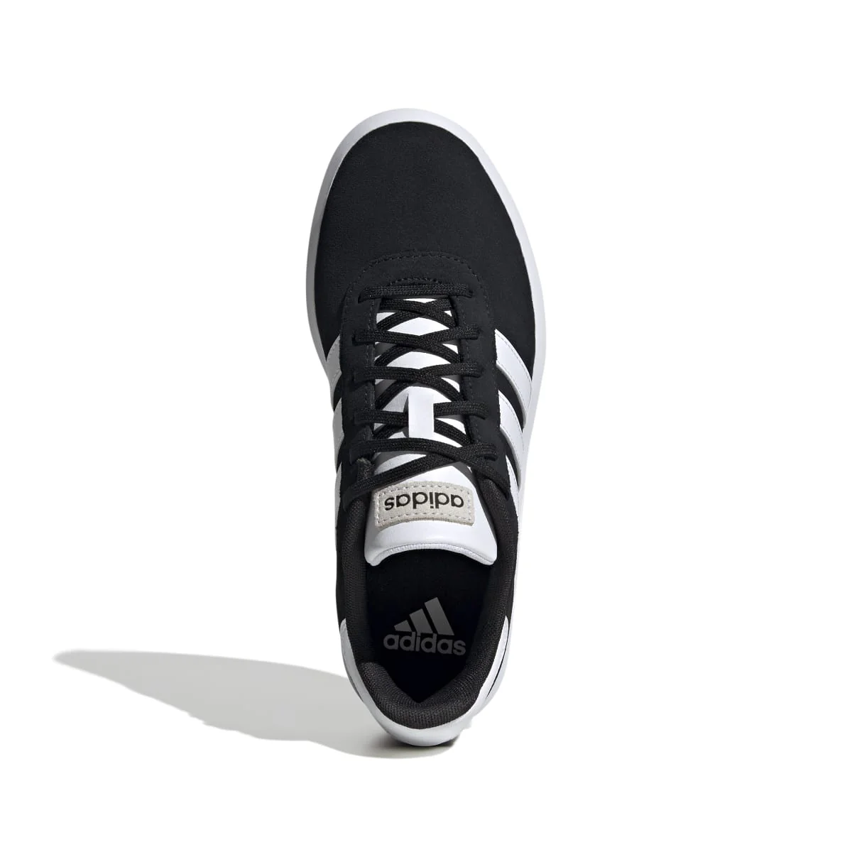 Sneakers nere da donna con dettagli bianchi adidas Court Platform Suede - Image 3