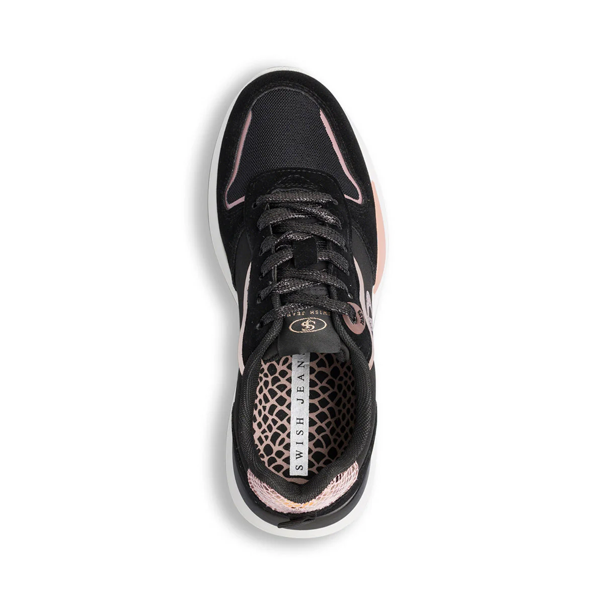 Sneakers nere da donna con dettagli rosa Swish Jeans - Image 6