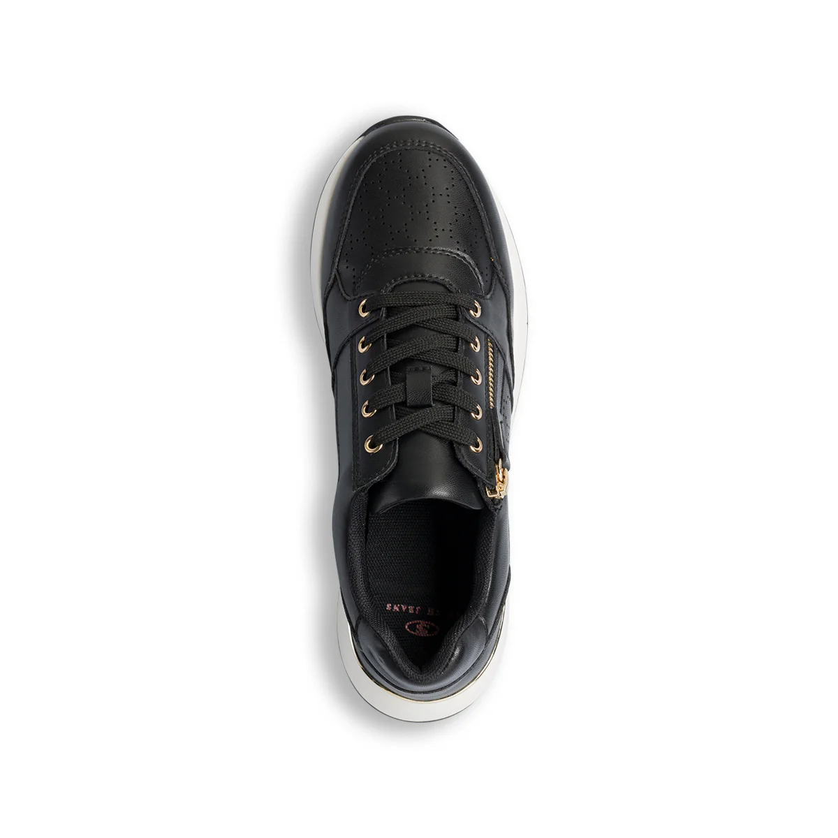 Sneakers nere da donna con dettagli traforati e laminati Swish Jeans - Image 4