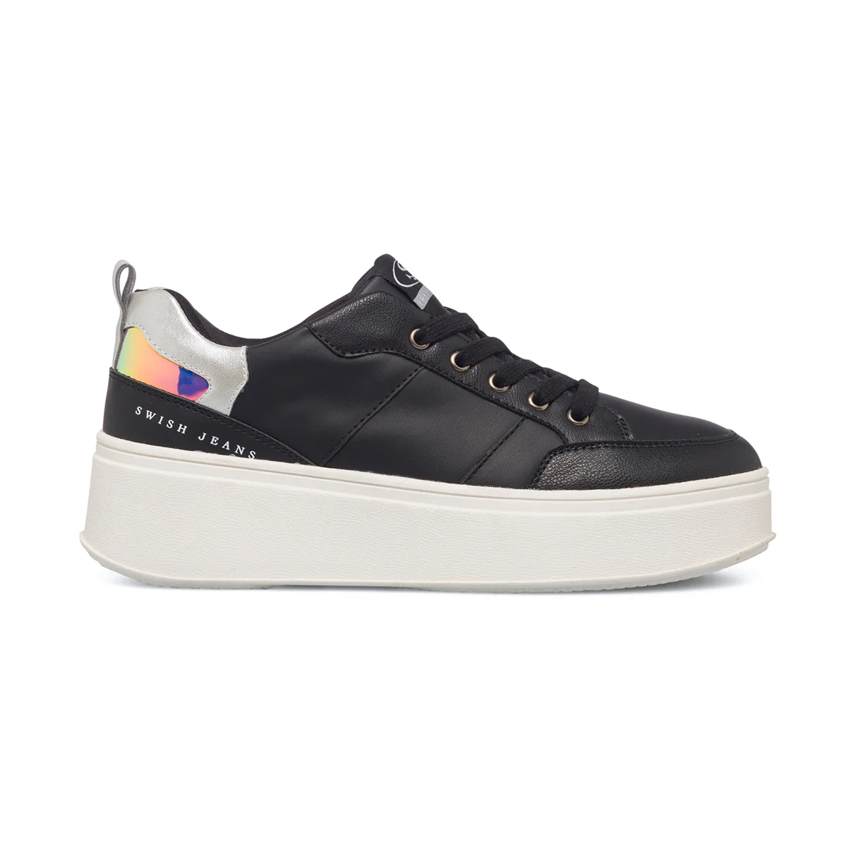 Sneakers nere da donna con dettaglio iridescente Swish Jeans