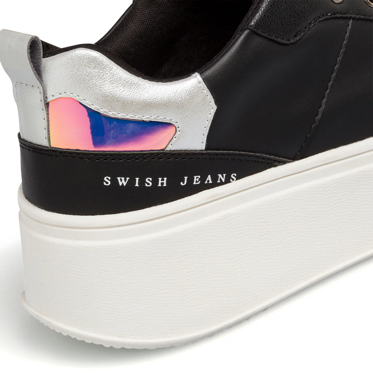 Sneakers nere da donna con dettaglio iridescente Swish Jeans - Image 7