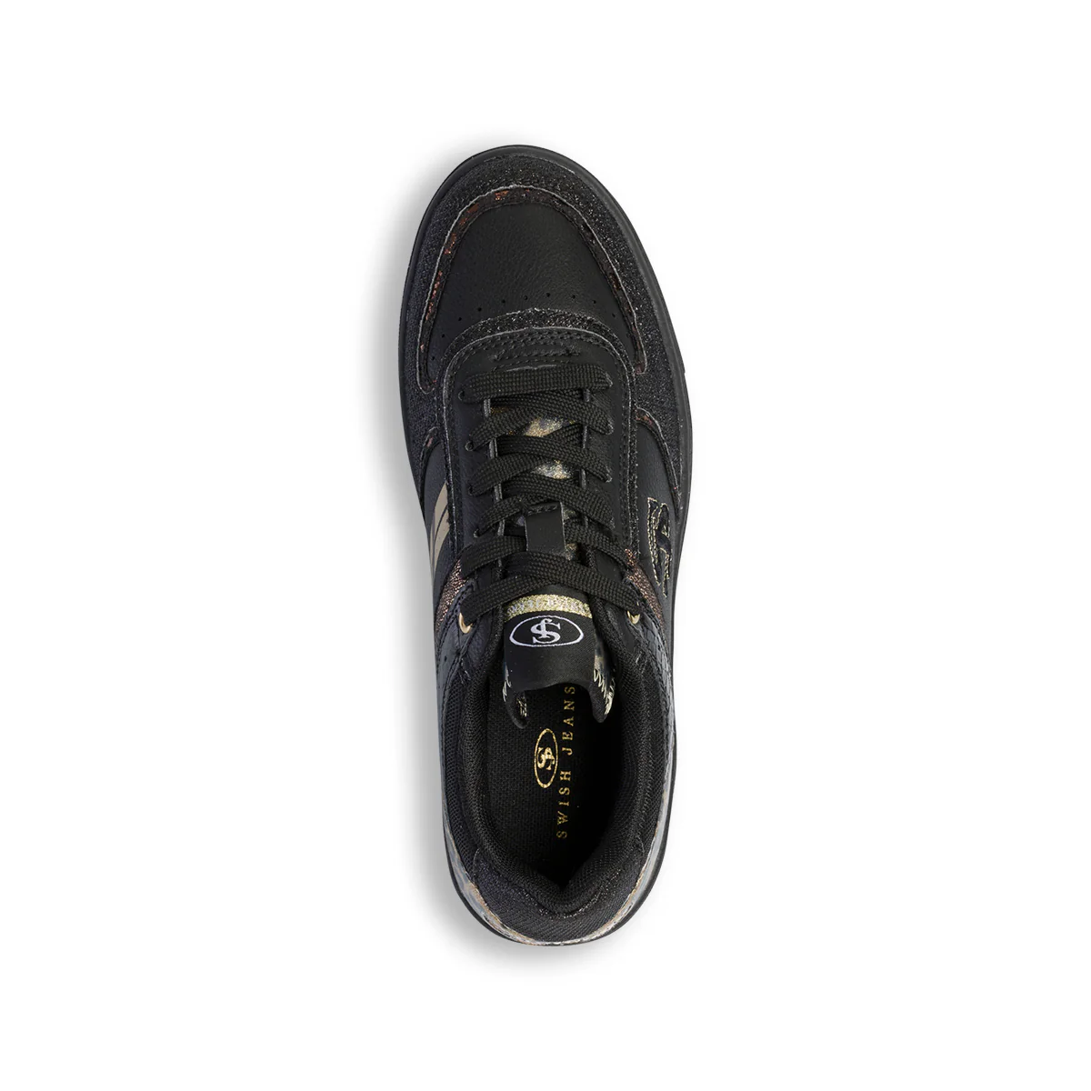Sneakers nere da donna con glitter e dettagli animalier Swish Jeans - Image 8