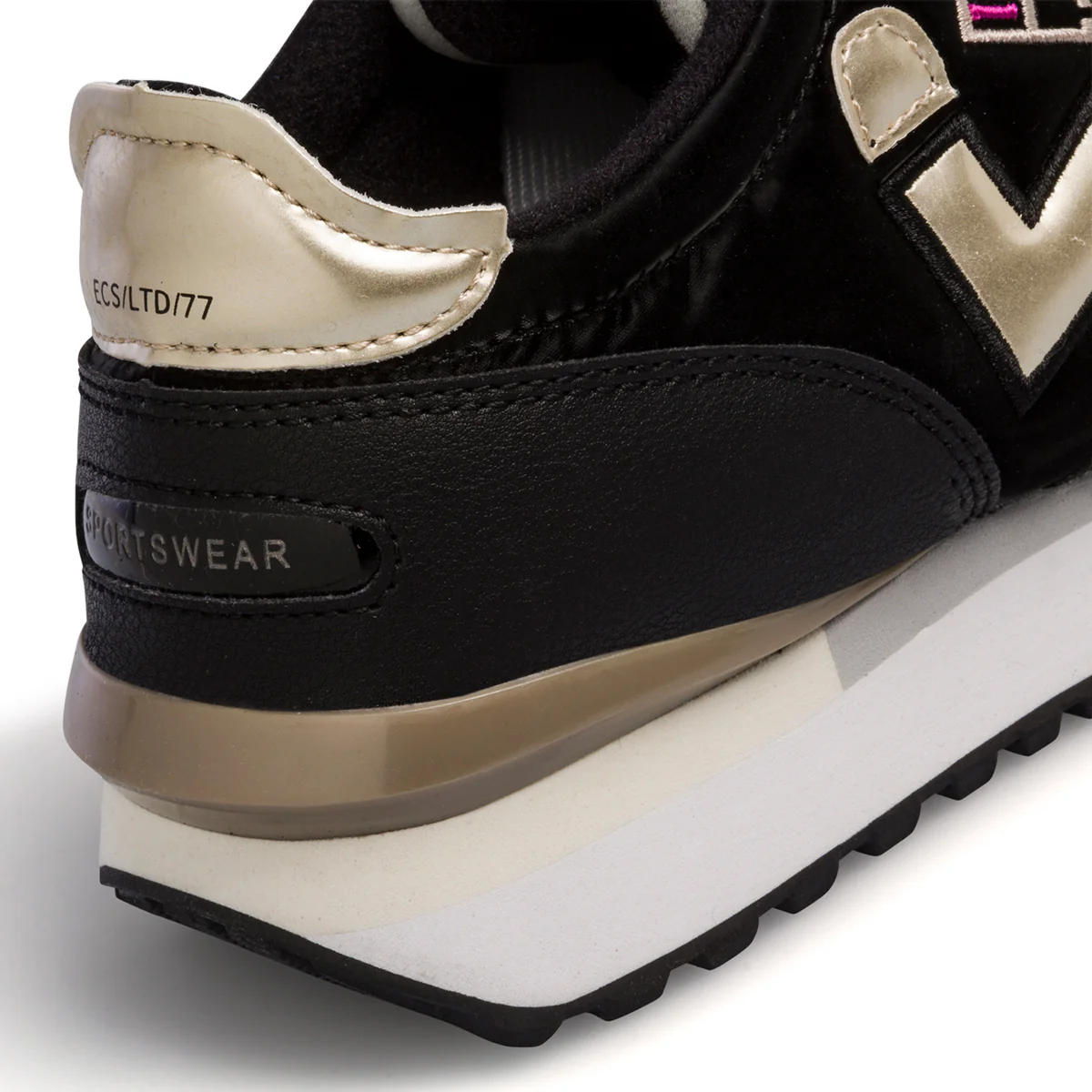 Sneakers nere da donna con logo oro Enrico Coveri Fusion - Image 7