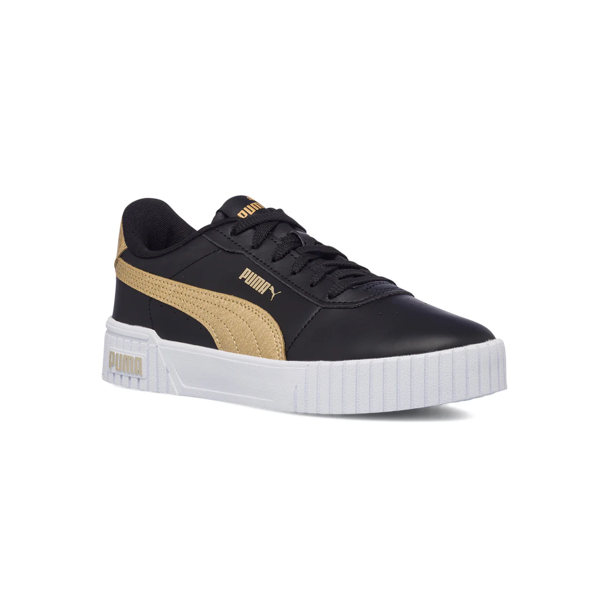 Sneakers nere da donna con logo oro Puma Carina 2.0 Distressed - Image 2