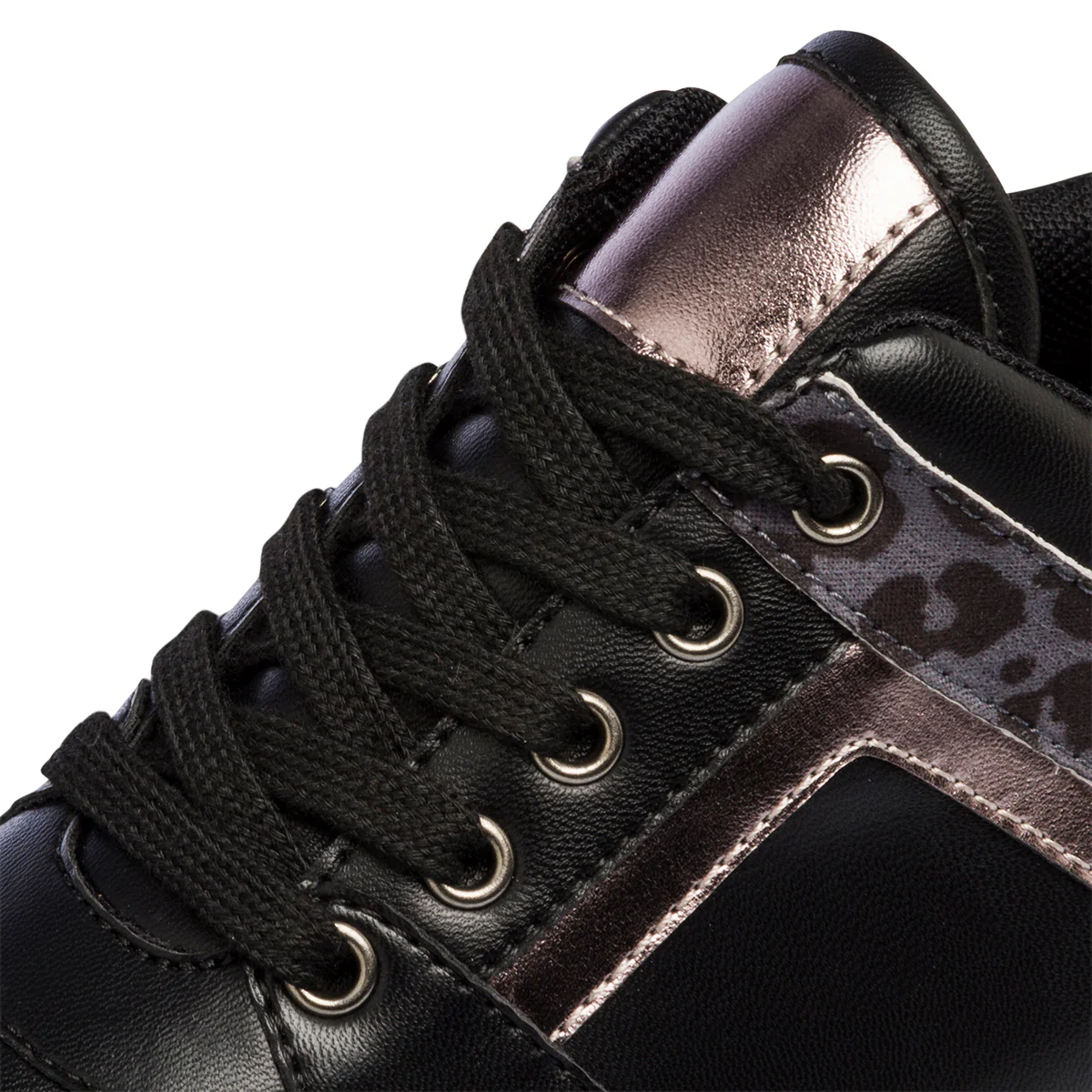 Sneakers nere da donna con maxi-suola e dettagli animalier Lora Ferres - Image 6