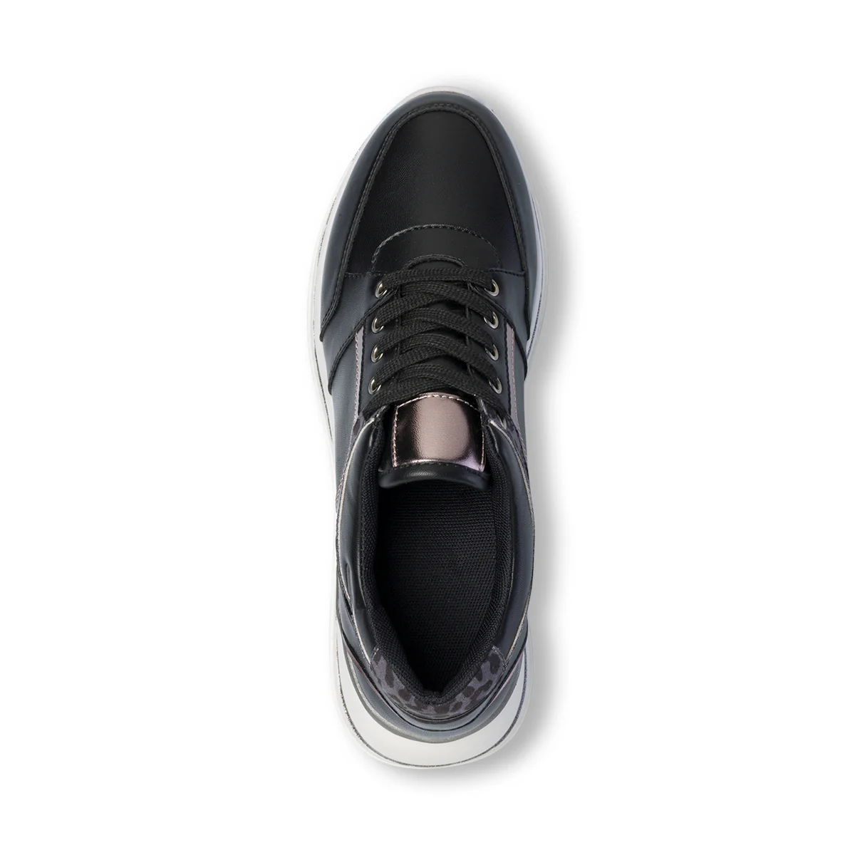 Sneakers nere da donna con maxi-suola e dettagli animalier Lora Ferres - Image 8