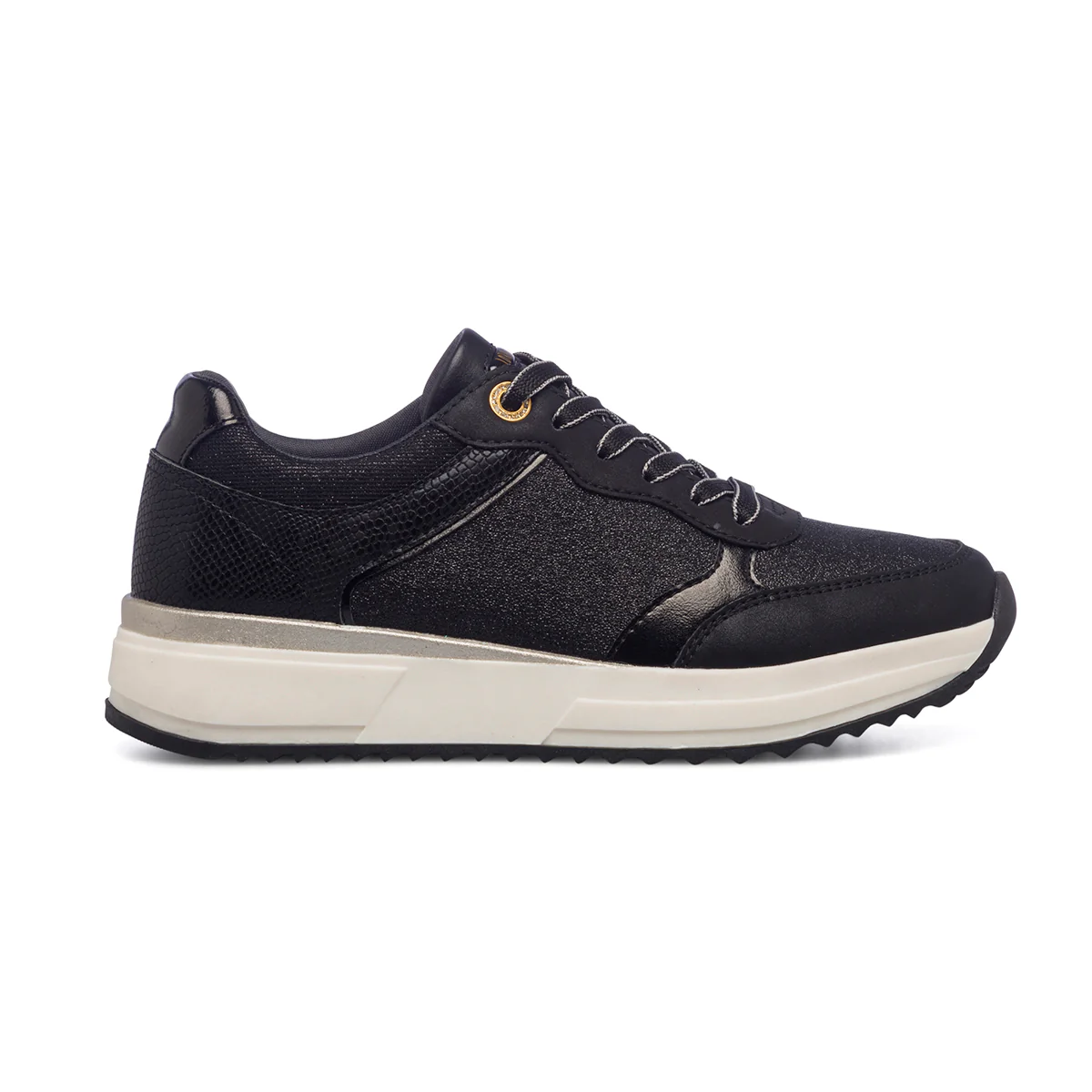 Sneakers nere da donna con maxi-suola e glitter Lora Ferres