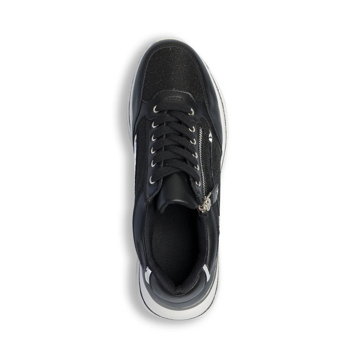 Sneakers nere da donna con maxi-suola e glitter Lora Ferres - Image 8