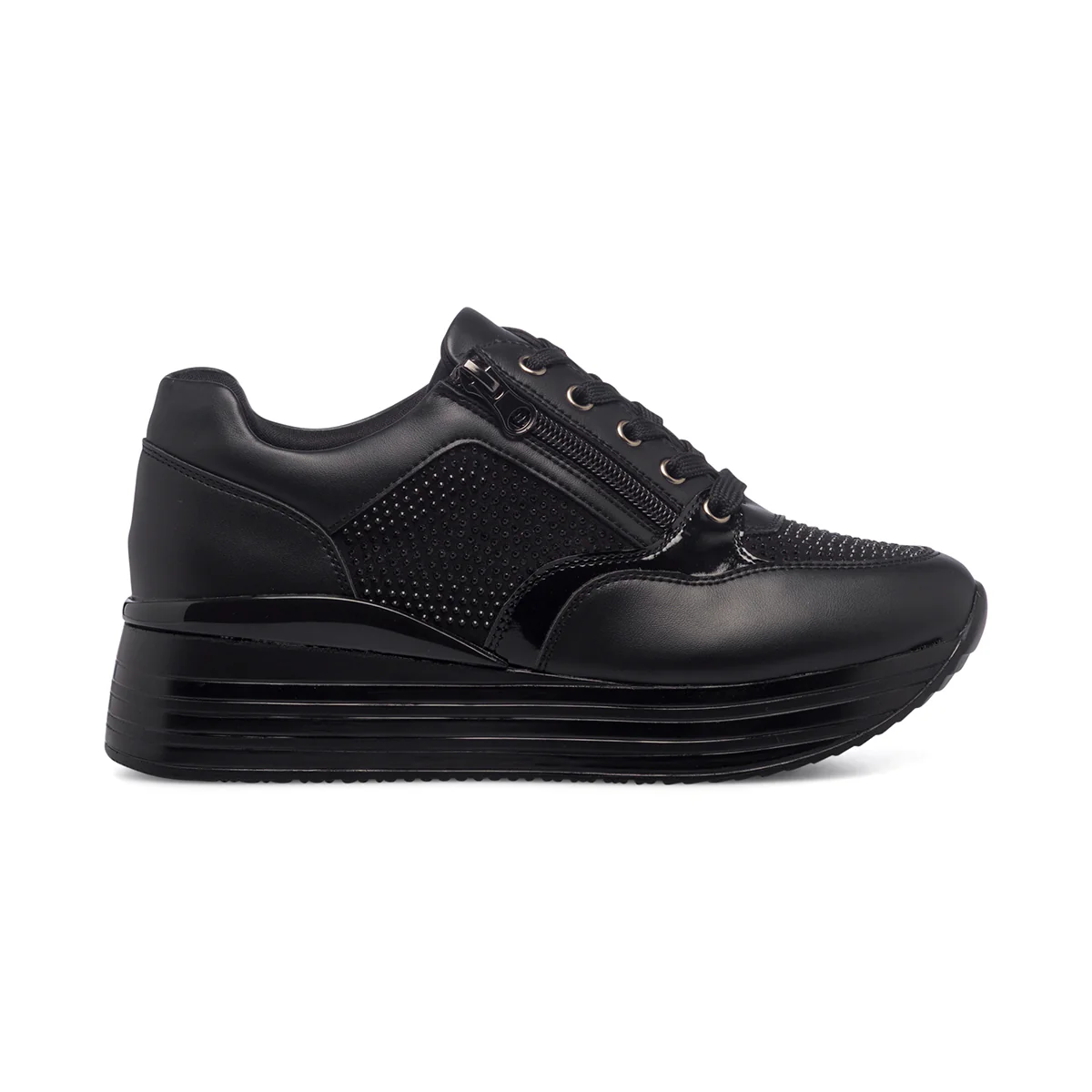 Sneakers nere da donna con maxi-suola e strass Lora Ferres