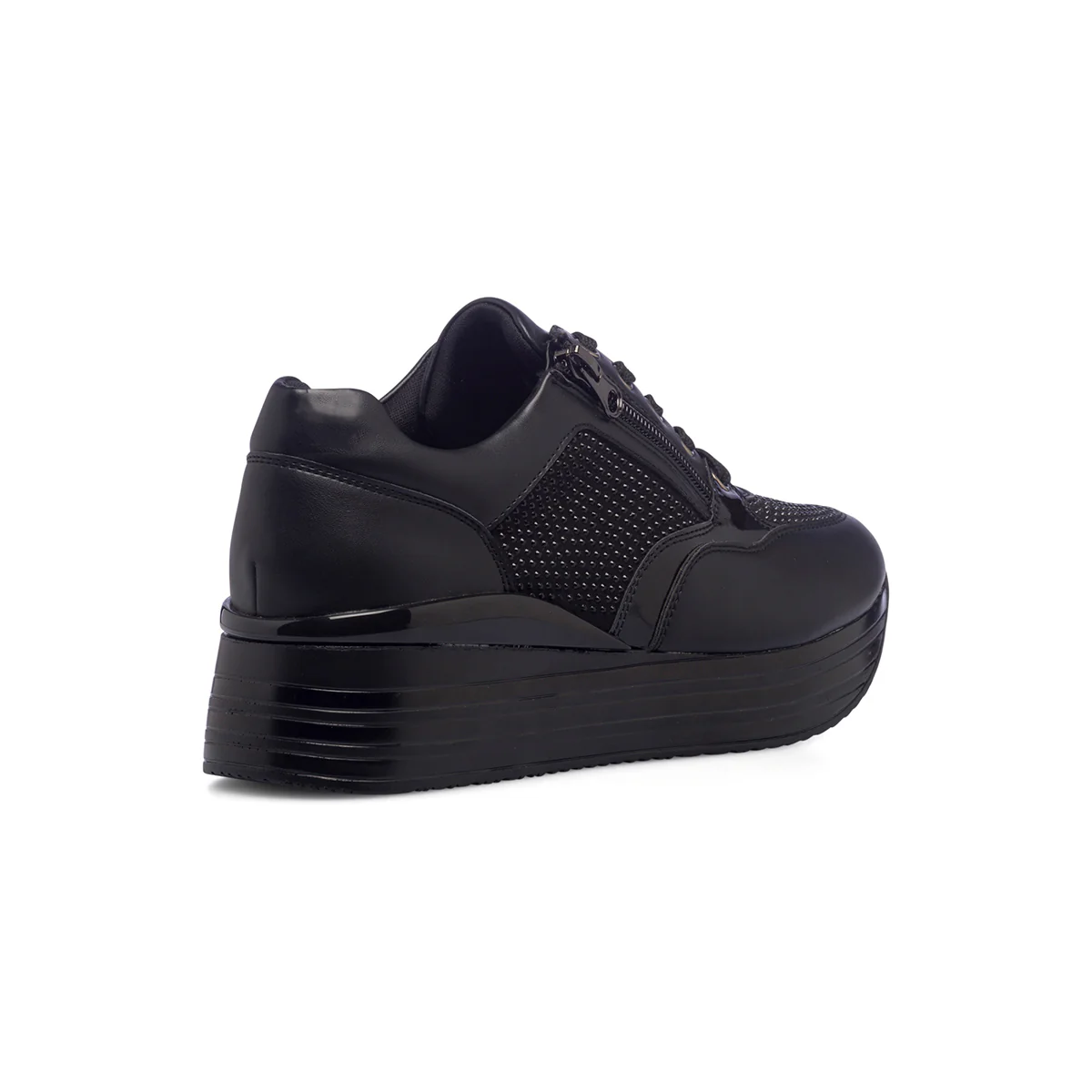 Sneakers nere da donna con maxi-suola e strass Lora Ferres - Image 3