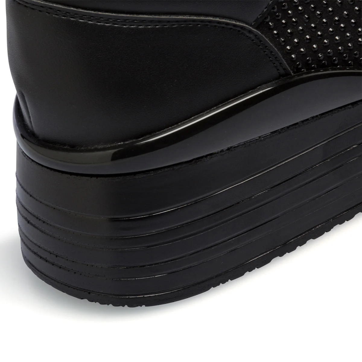 Sneakers nere da donna con maxi-suola e strass Lora Ferres - Image 7