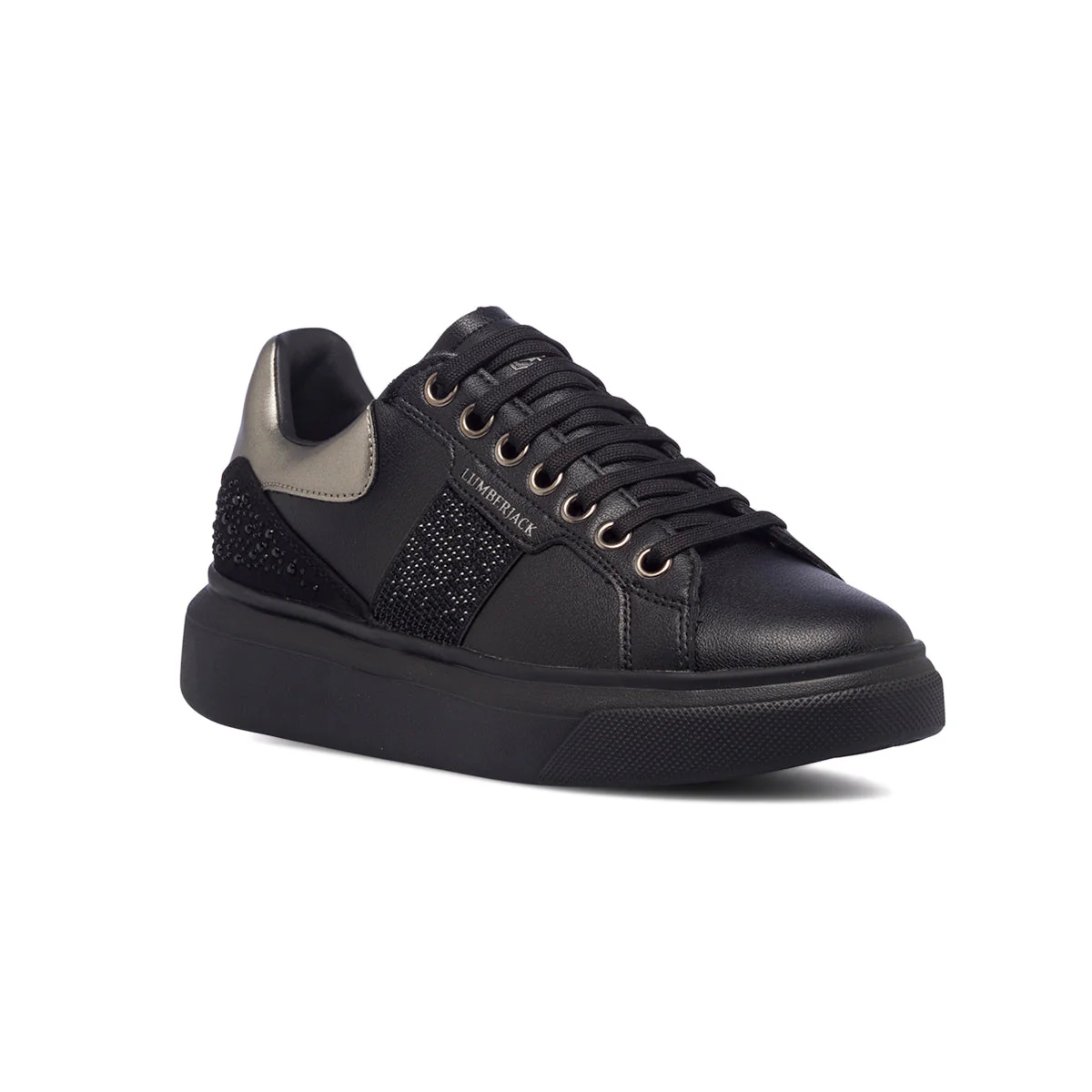 Sneakers nere da donna con maxi-suola e strass Lumberjack Juliette - Image 2