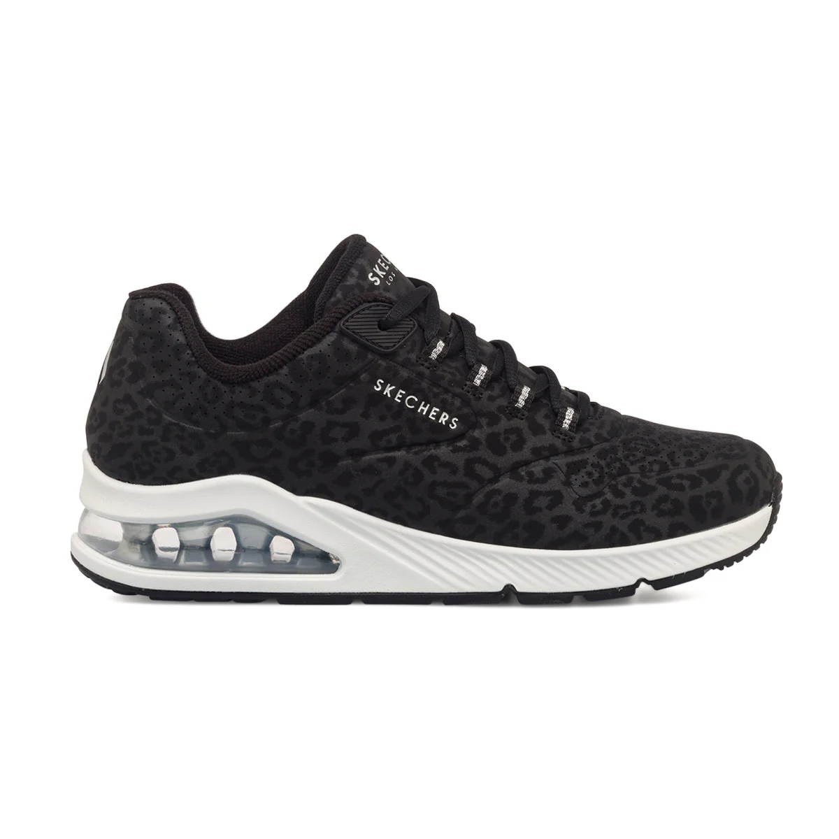 Sneakers nere da donna con stampa animalier Skechers Uno 2