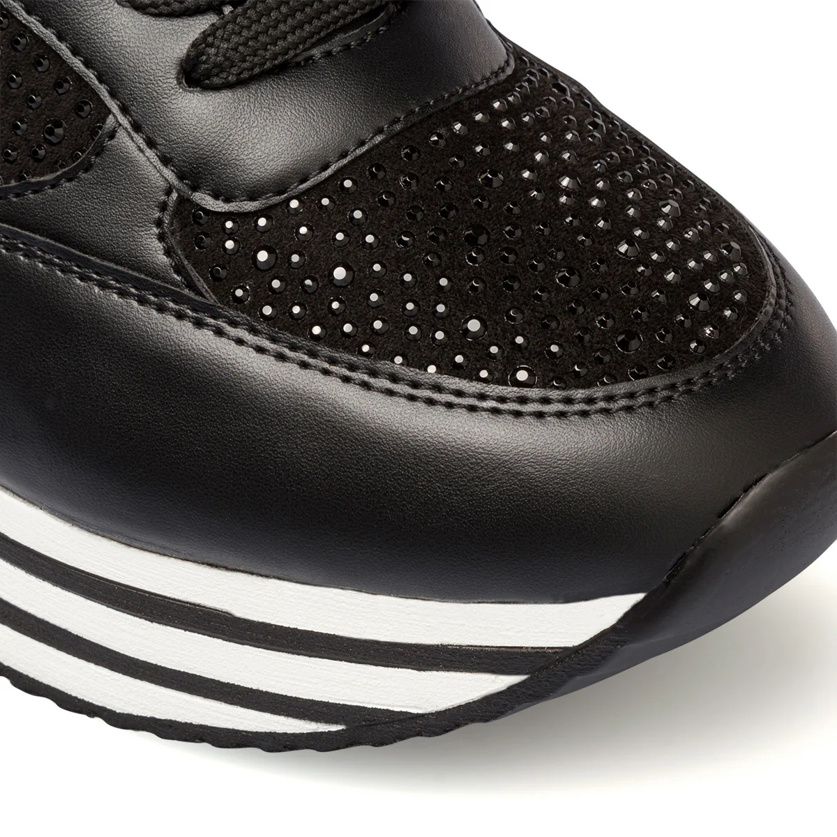 Sneakers nere da donna con strass e maxi-suola Lora Ferres - Image 5