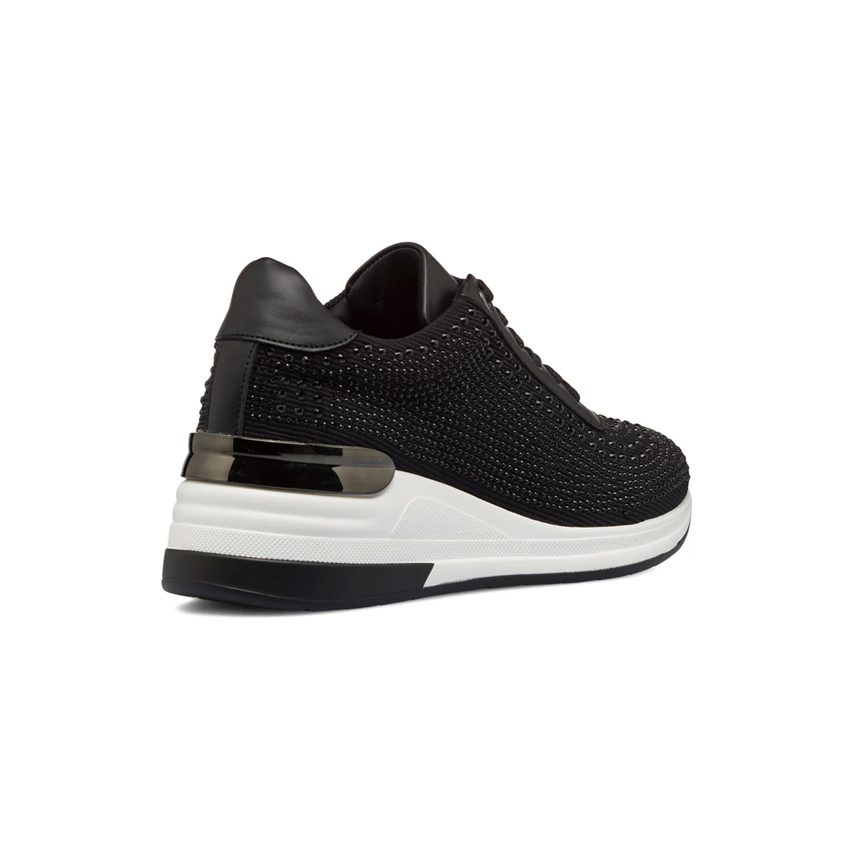 Sneakers nere da donna con suola a zeppa e strass Lora Ferres - Image 3