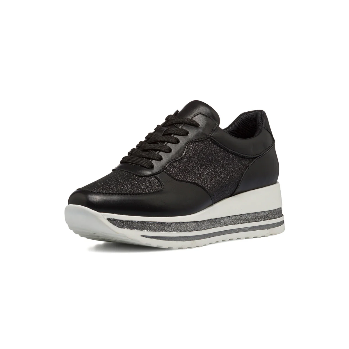 Sneakers nere da donna con suola a zeppa Lora Ferres - Image 2