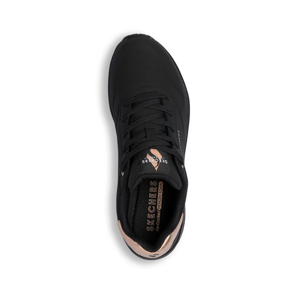 Sneakers nere da donna con suola ad aria Skechers Uno - Golden Air - Image 7