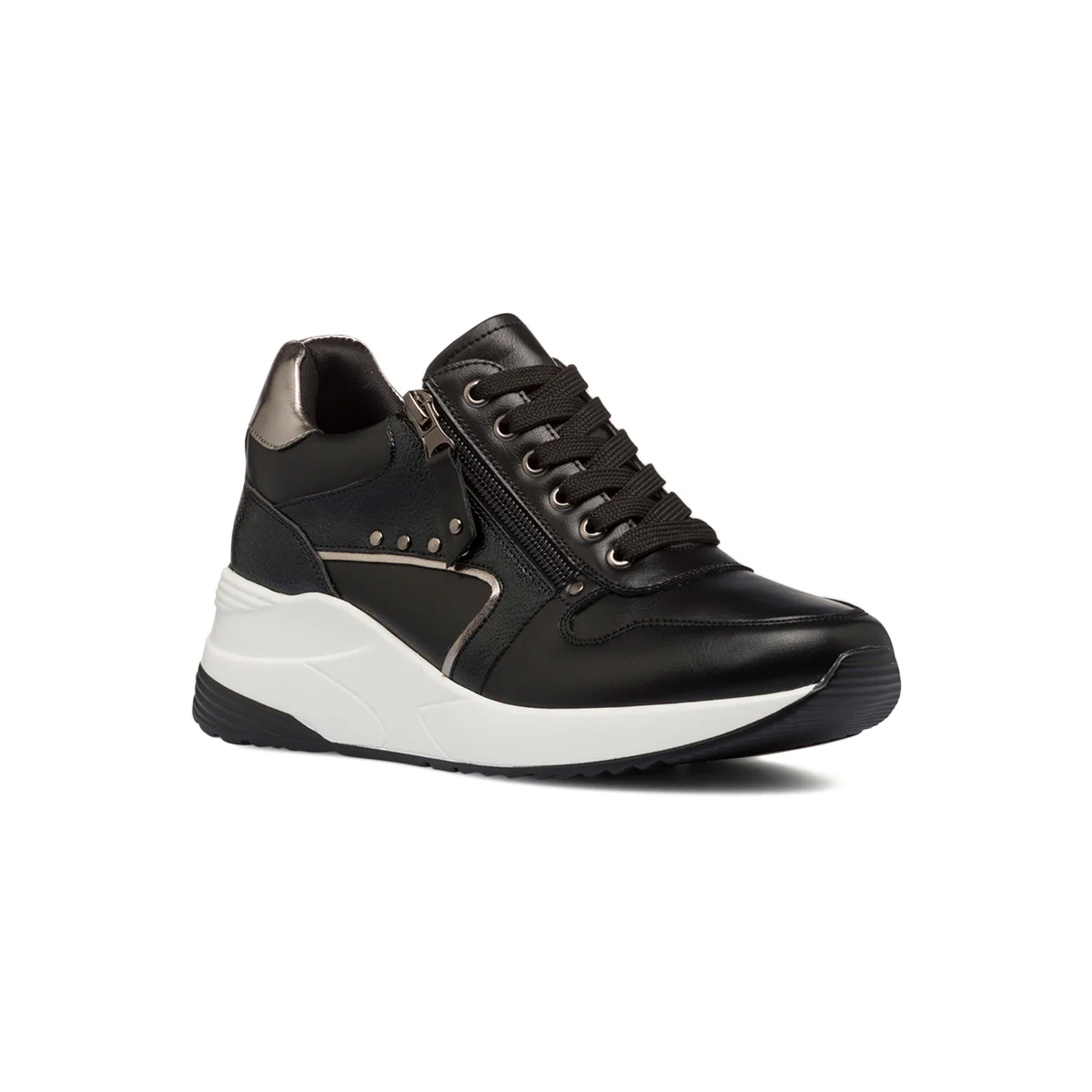 Sneakers nere da donna con zip laterale Lora Ferres - Image 2