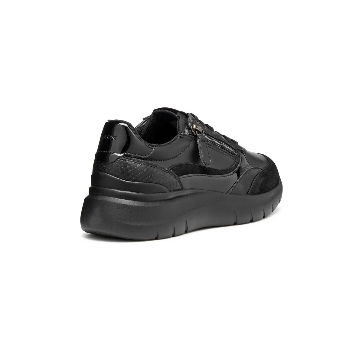 Sneakers nere da Donna Geox con suola traspirante e zip - Image 4