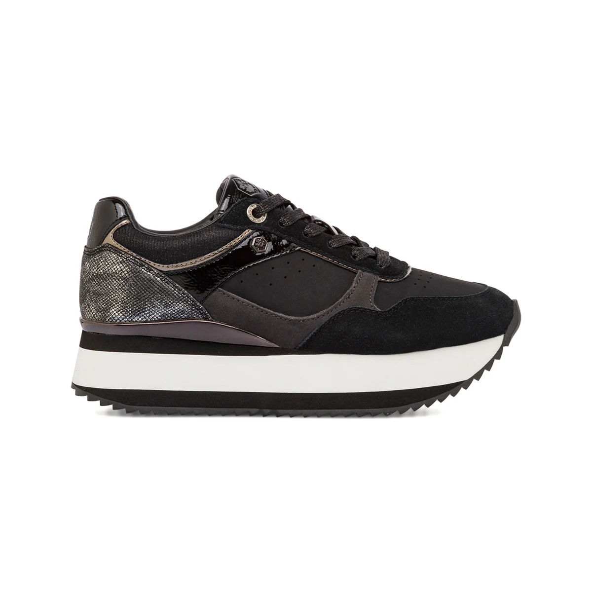 Sneakers nere da donna in pelle platform Lumberjack