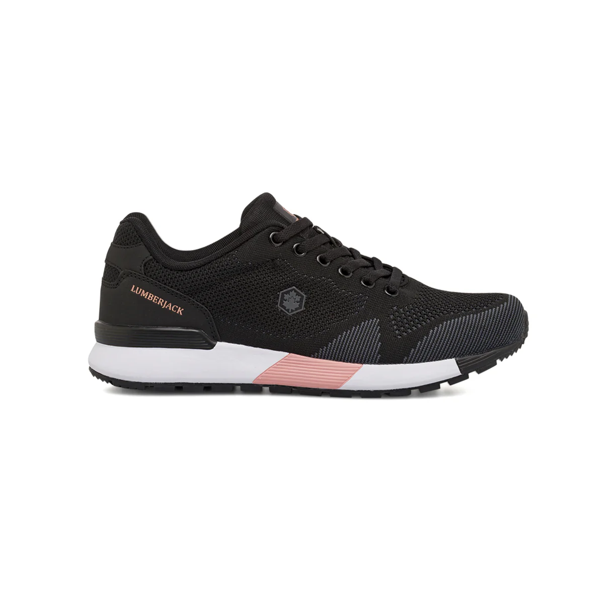 Sneakers Nere da Donna in tessuto Mesh con Memory Foam Lumberjack