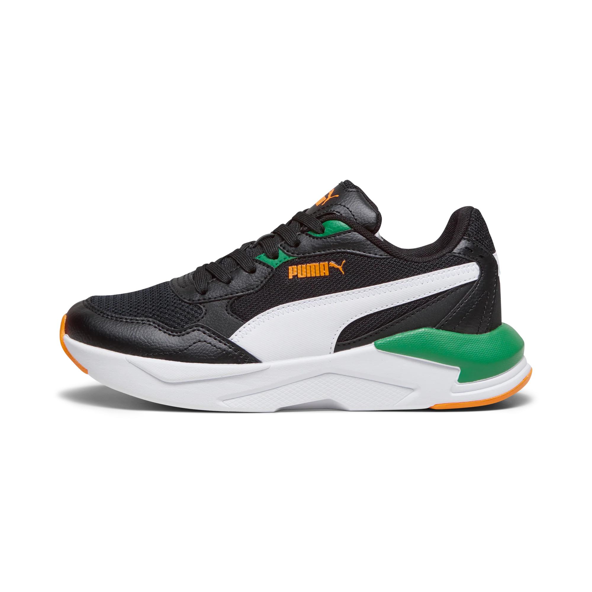 Sneakers nere da ragazzo con dettagli arancioni e verdi Puma X-Ray Speed Lite Jr - Image 3