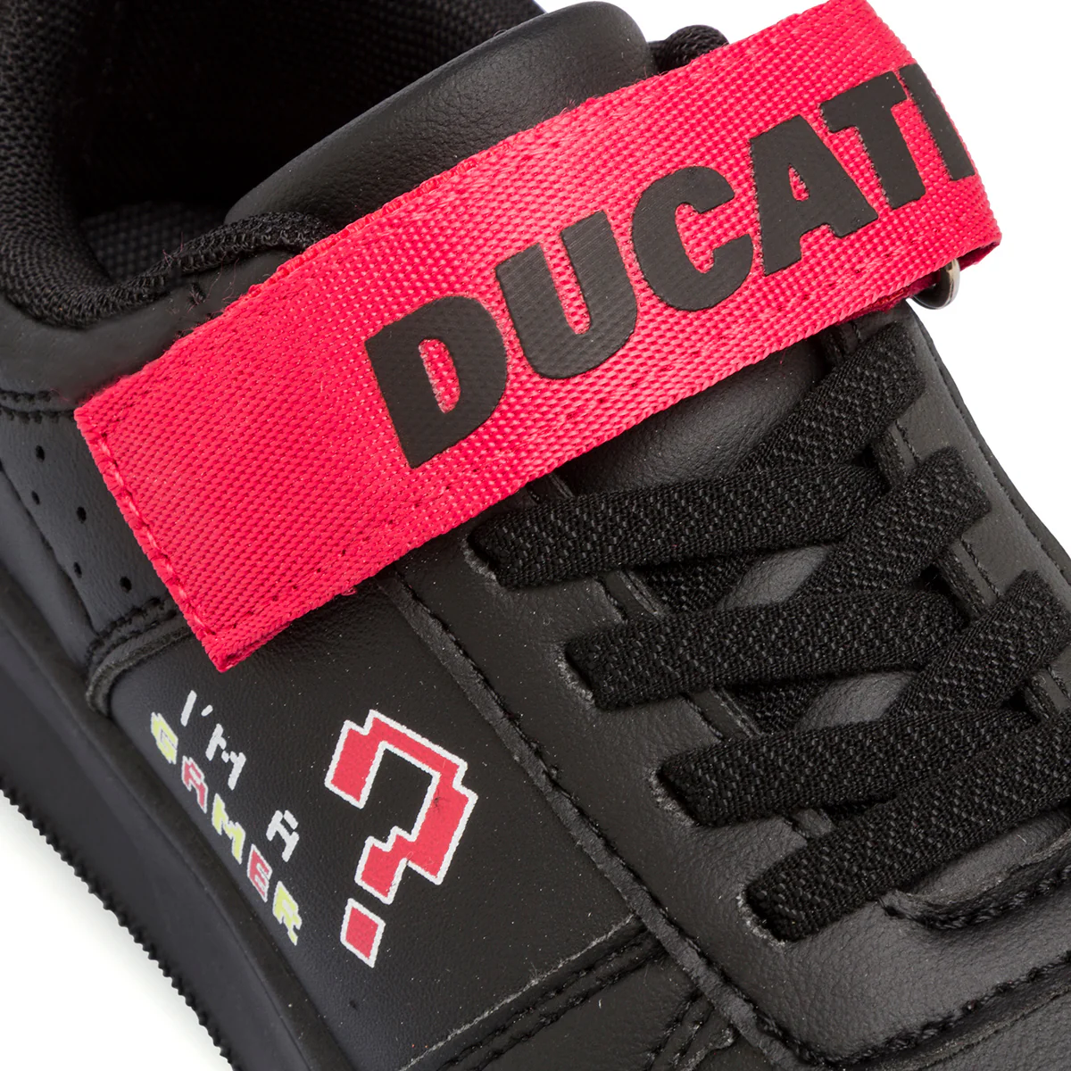 Sneakers nere da ragazzo con stampe Ducati Bargellino - Image 5
