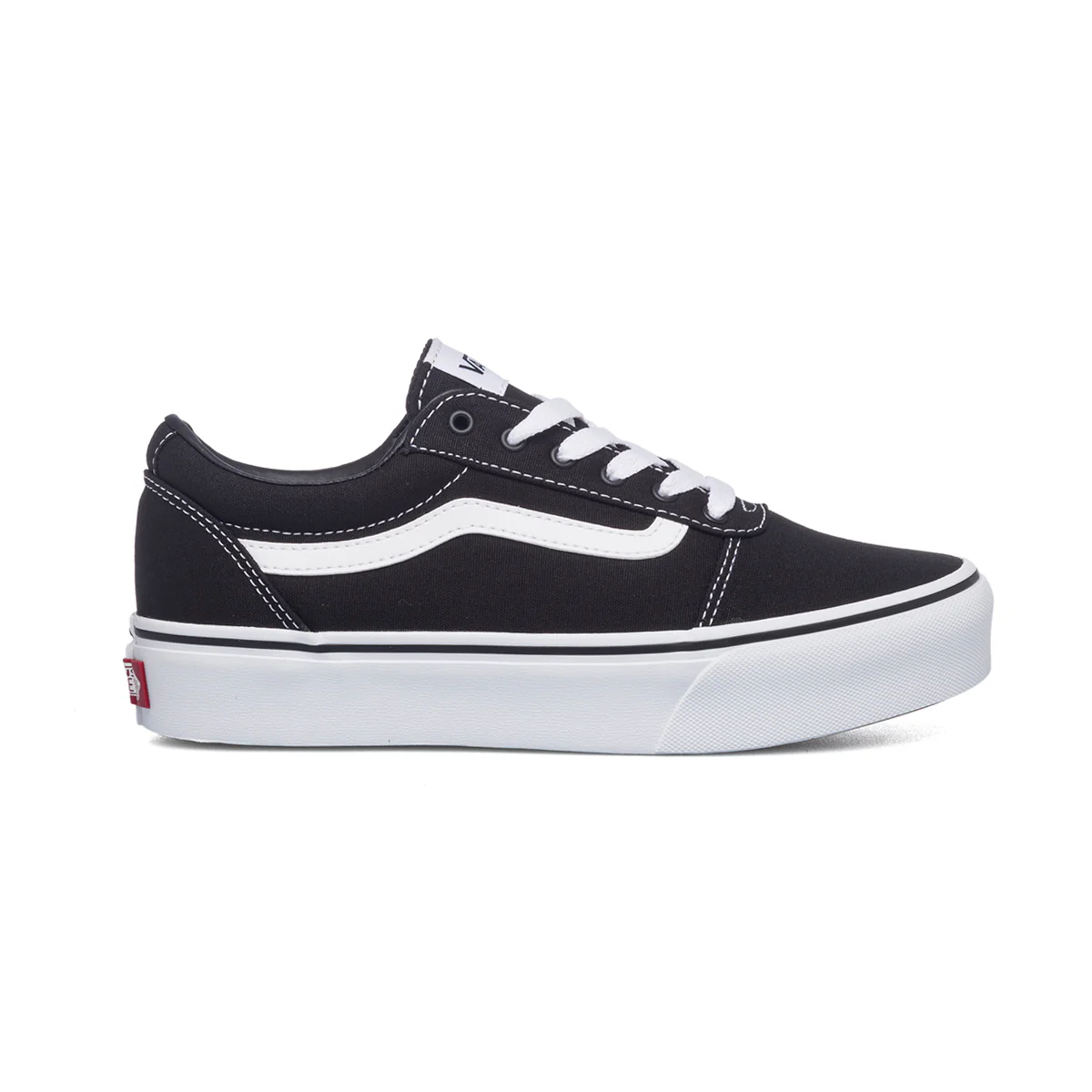 Sneakers nere da ragazzo con striscia laterale a contrasto Vans Ward
