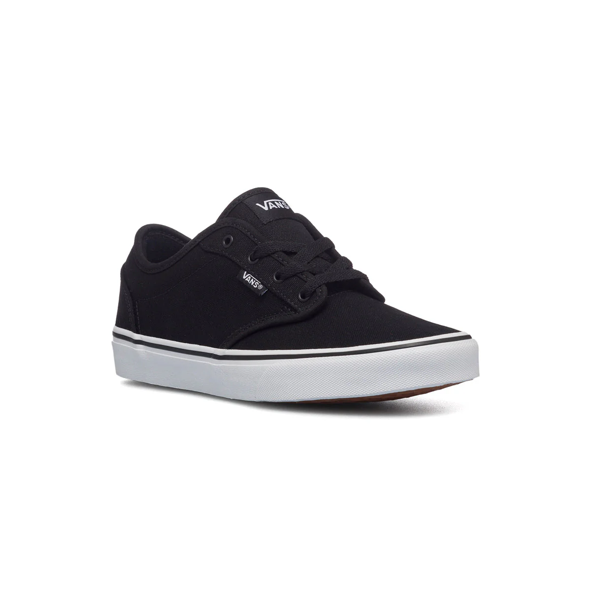 Sneakers nere da ragazzo in tessuto con suola platform Vans Atwood - Image 2