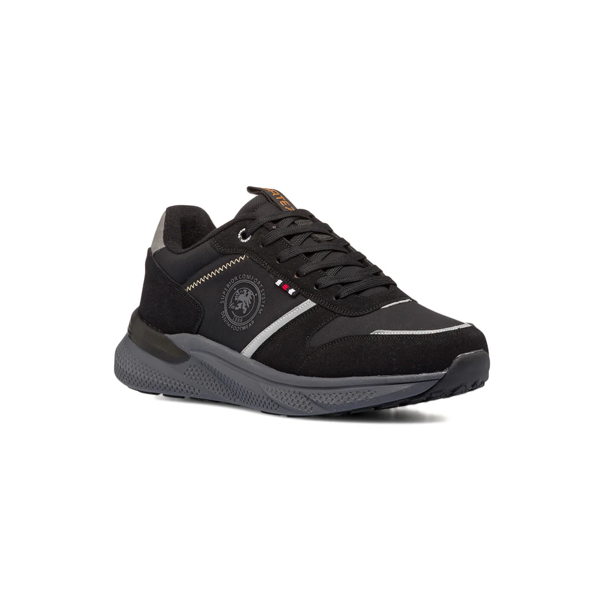 Sneakers nere da uomo con dettagli grigi Gate 76 - Image 2