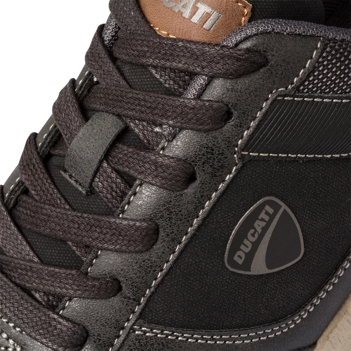 Sneakers nere da uomo con dettagli marroni Ducati - Image 6