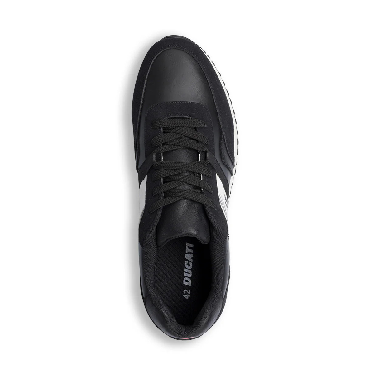 Sneakers nere da uomo con logo laterale a contrasto Ducati - Image 7