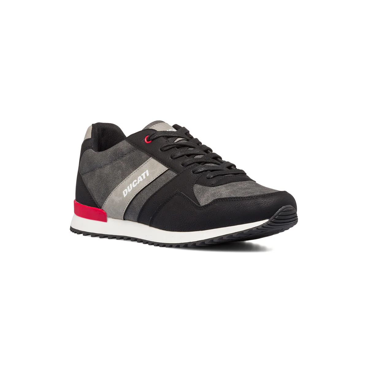 Sneakers nere da uomo con logo laterale Ducati - Image 2