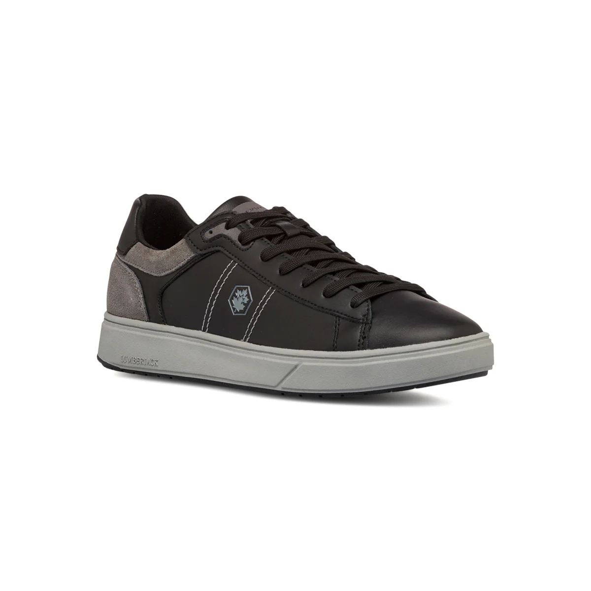 Sneakers nere da uomo in pelle con dettagli in grigio Lumberjack Marvin - Image 2