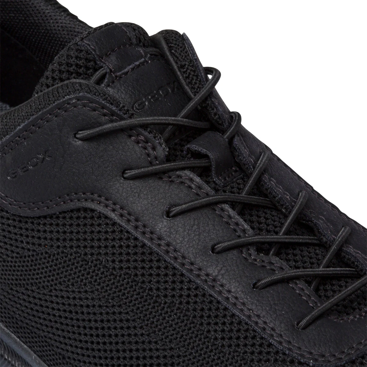 Sneakers nere da uomo in tessuto mesh Geox Monreale - Image 5