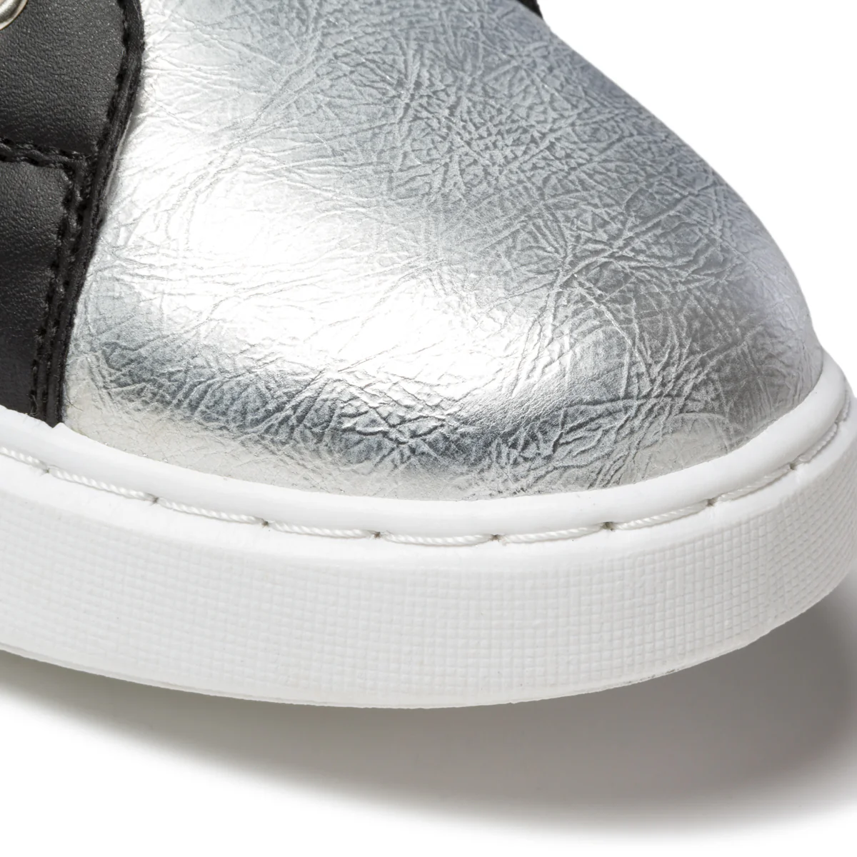 Sneakers nere e argento con dettagli traforati Lora Ferres - Image 5