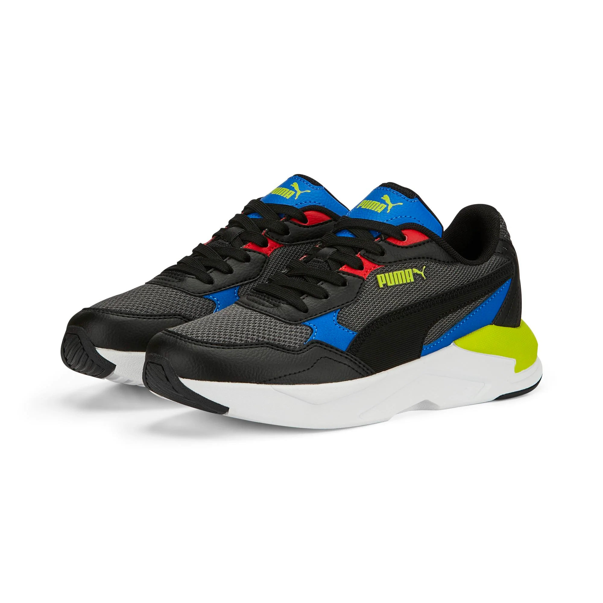 Sneakers nere e blu da ragazzo con suola chunky Puma X-Ray Speed Lite Jr