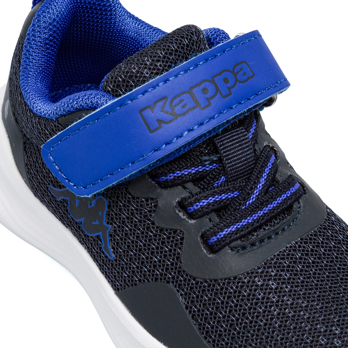 Sneakers nere e blu Primi Passi Bambino con strappo Kappa - Image 5