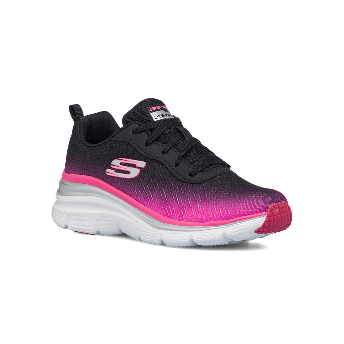 Sneakers nere e fucsia da donna con soletta Memory Foam Skechers Fashion Fit - Bold Boundaries - Image 2