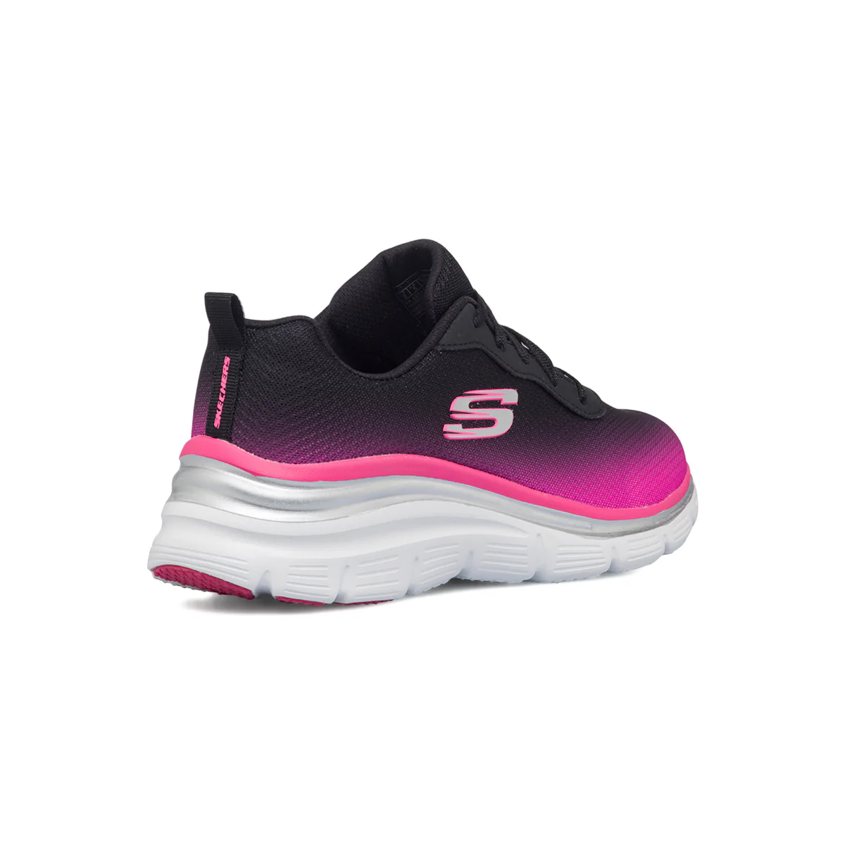Sneakers nere e fucsia da donna con soletta Memory Foam Skechers Fashion Fit - Bold Boundaries - Image 3