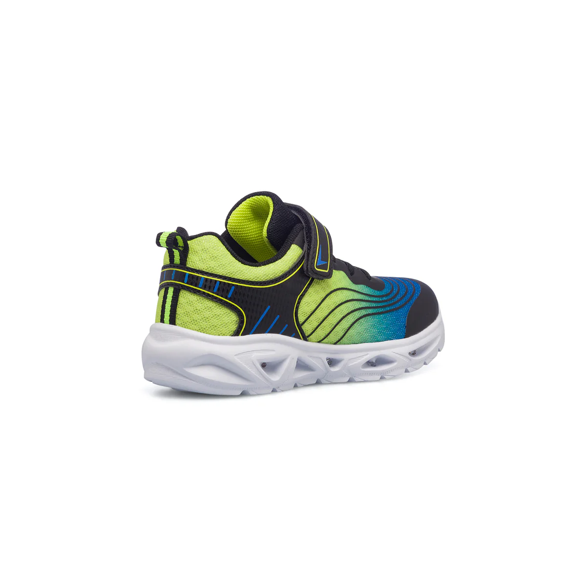 Sneakers nere e gialle da bambino con luci nella suola Birilli & Monelli - Image 3